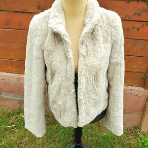 Ivory Faux Fur Fancy Jacket